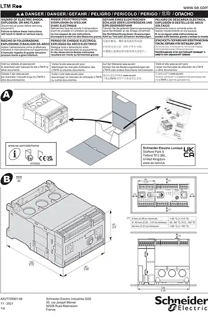 schneider施耐德TeSys T - LTM R Motor management controller - 说明页